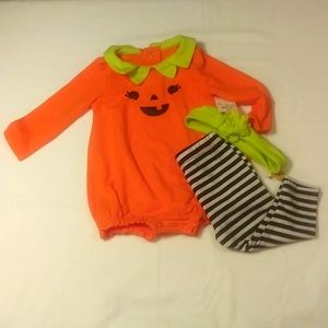 Halloween pumpkin outfit